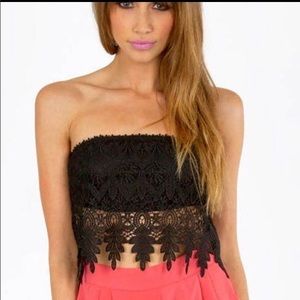 Lace Tube Top